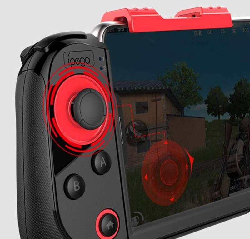 Gamepad iPega Red Spider, iOS Android, BT černý červený