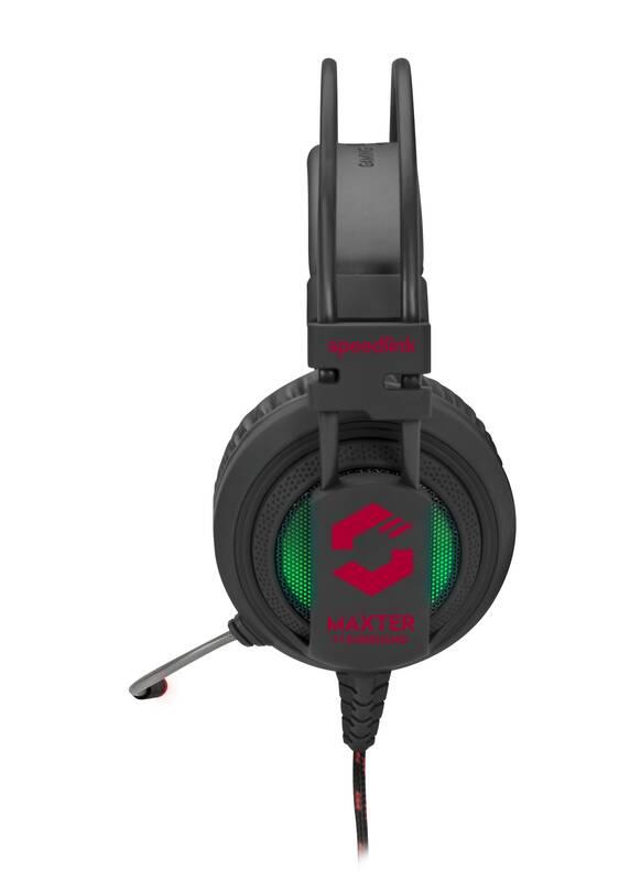 Headset Speed Link Maxter 7.1 Surround Gaming černý, Headset, Speed, Link, Maxter, 7.1, Surround, Gaming, černý