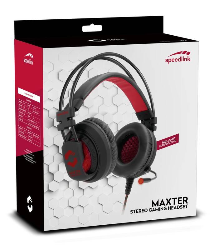 Headset Speed Link Maxter Gaming černý