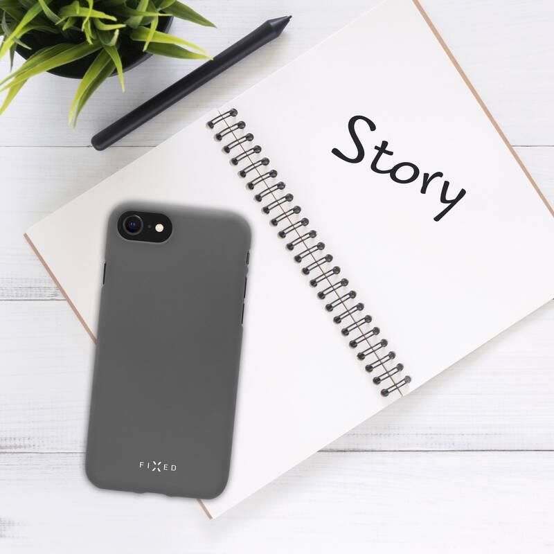 Kryt na mobil FIXED Story pro Xiaomi Redmi Note 7 7 Pro šedý