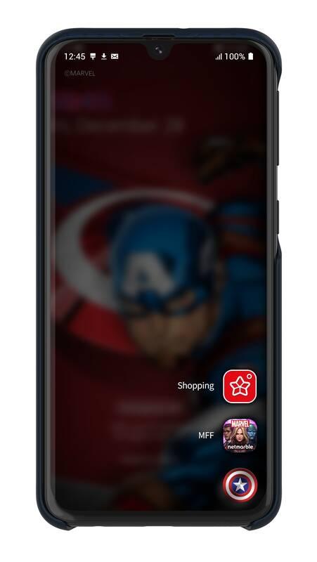Kryt na mobil Samsung Smart Cover Captain America pro Galaxy A40 modrý, Kryt, na, mobil, Samsung, Smart, Cover, Captain, America, pro, Galaxy, A40, modrý