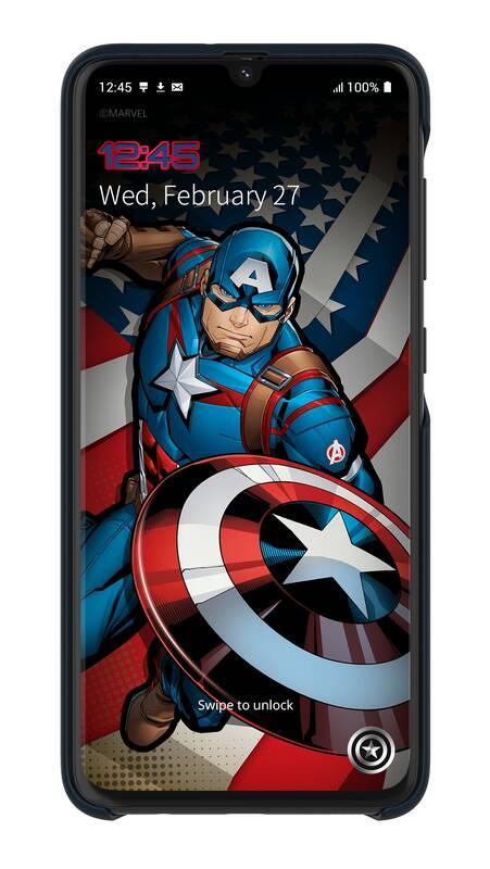 Kryt na mobil Samsung Smart Cover Captain America pro Galaxy A50 modrý, Kryt, na, mobil, Samsung, Smart, Cover, Captain, America, pro, Galaxy, A50, modrý