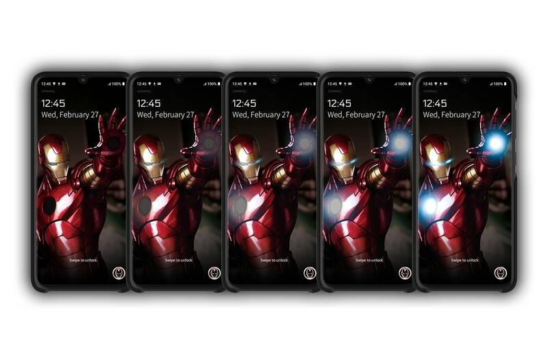 Kryt na mobil Samsung Smart Cover Iron Man pro Galaxy A50 černý, Kryt, na, mobil, Samsung, Smart, Cover, Iron, Man, pro, Galaxy, A50, černý