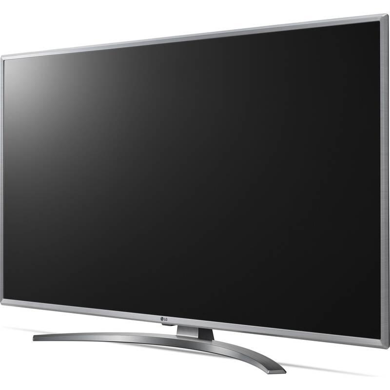 Televize LG 50UM7600 stříbrná, Televize, LG, 50UM7600, stříbrná