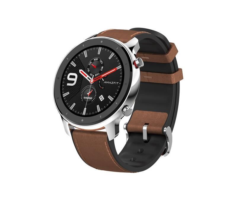 Chytré hodinky Xiaomi Amazfit GTR 47 mm - Stainless Steel, Chytré, hodinky, Xiaomi, Amazfit, GTR, 47, mm, Stainless, Steel
