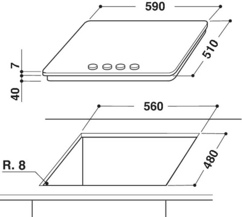 Plynová varná deska Whirlpool GMF 6412 IX nerez