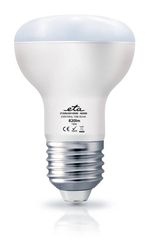 Žárovka LED ETA EKO LEDka reflektor 10W, E27, neutrální bílá, Žárovka, LED, ETA, EKO, LEDka, reflektor, 10W, E27, neutrální, bílá