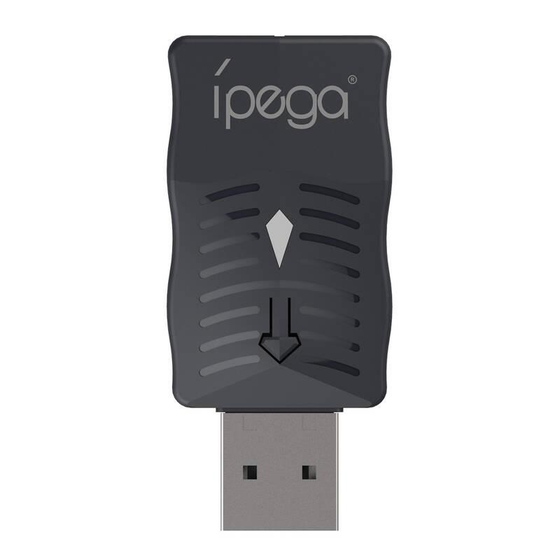Adaptér iPega Multi-Function Wireless Receiver černý, Adaptér, iPega, Multi-Function, Wireless, Receiver, černý