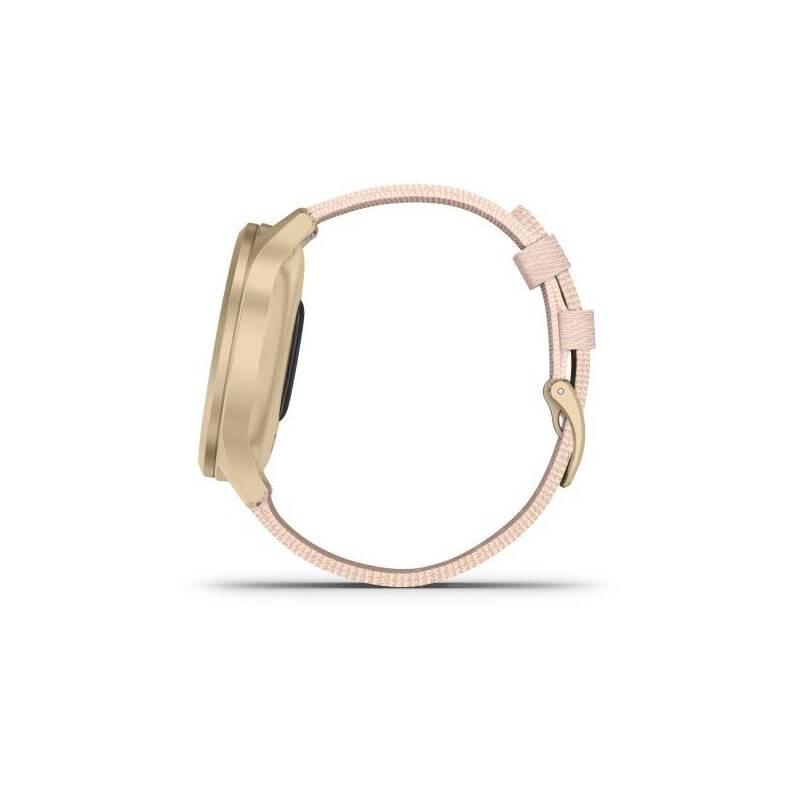 Chytré hodinky Garmin vivomove3 Style LightGold Pink Nylon, Chytré, hodinky, Garmin, vivomove3, Style, LightGold, Pink, Nylon