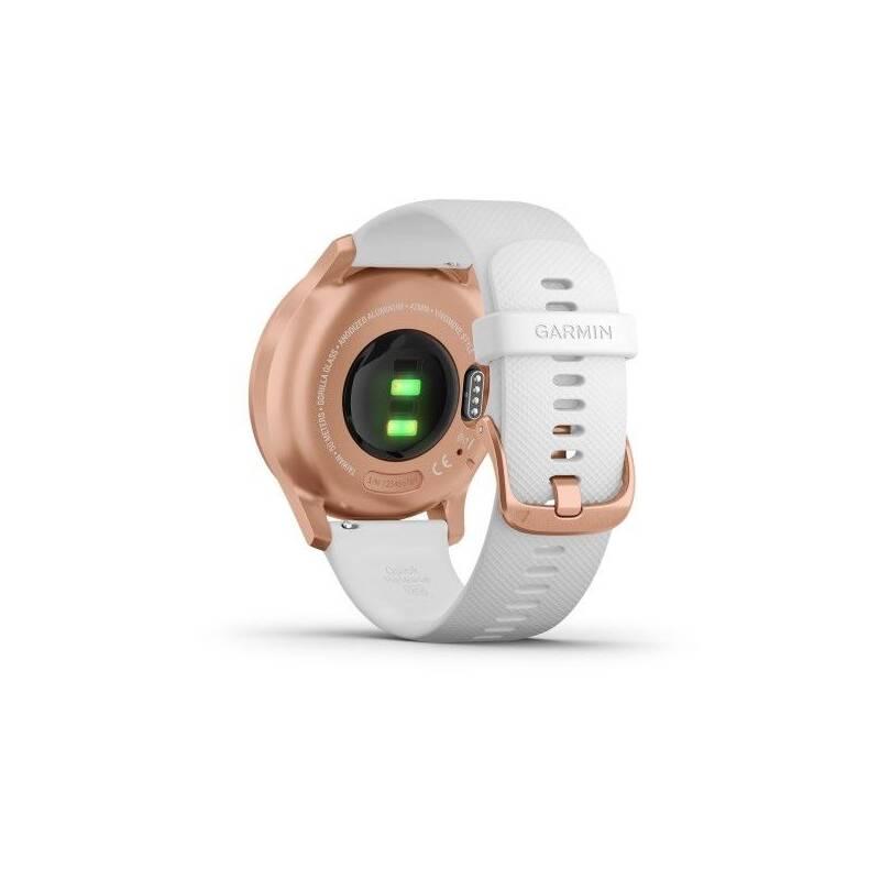 Chytré hodinky Garmin vivomove3 Style RoseGold White, Chytré, hodinky, Garmin, vivomove3, Style, RoseGold, White