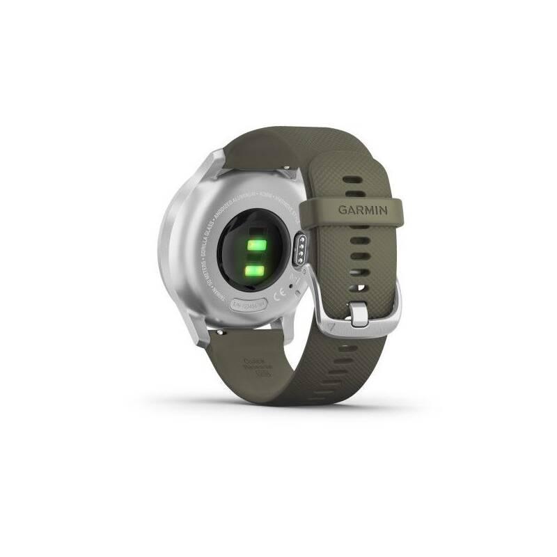 Chytré hodinky Garmin vivomove3 Style Silver Green, Chytré, hodinky, Garmin, vivomove3, Style, Silver, Green