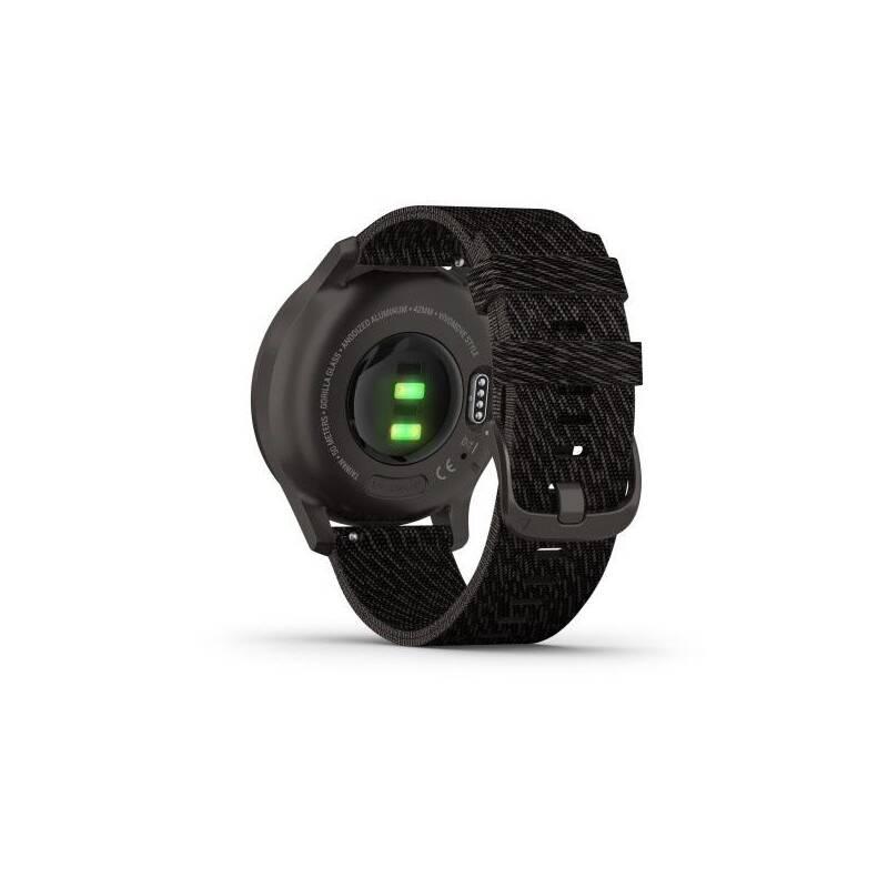Chytré hodinky Garmin vivomove3 Style Slate Black Nylon