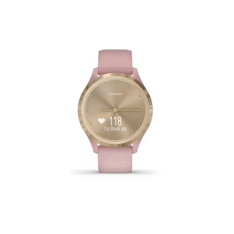 Chytré hodinky Garmin vivomove3S Sport LightGold Pink, Chytré, hodinky, Garmin, vivomove3S, Sport, LightGold, Pink