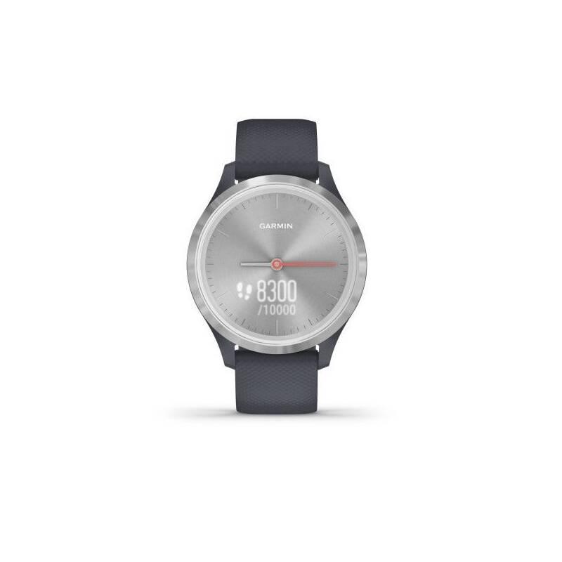 Chytré hodinky Garmin vivomove3S Sport Silver Gray