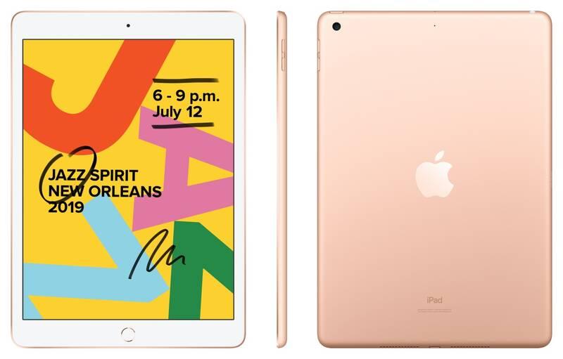 Dotykový tablet Apple iPad 2019 Wi-Fi 128 GB - Gold, Dotykový, tablet, Apple, iPad, 2019, Wi-Fi, 128, GB, Gold
