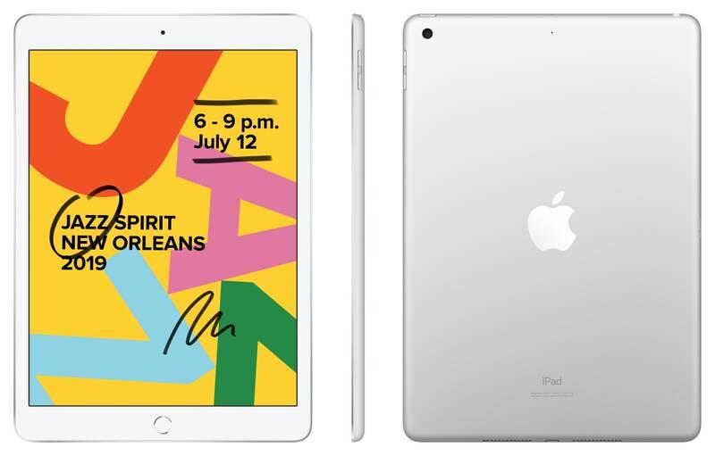 Dotykový tablet Apple iPad 2019 Wi-Fi 128 GB - Silver, Dotykový, tablet, Apple, iPad, 2019, Wi-Fi, 128, GB, Silver