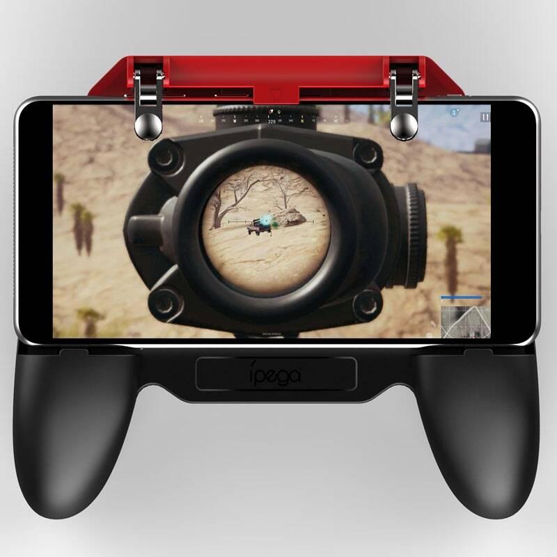 Gamepad iPega Multifunctional Game Grip s ventilátorem černý