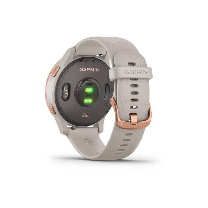 GPS hodinky Garmin Venu RoseGold Sand, GPS, hodinky, Garmin, Venu, RoseGold, Sand