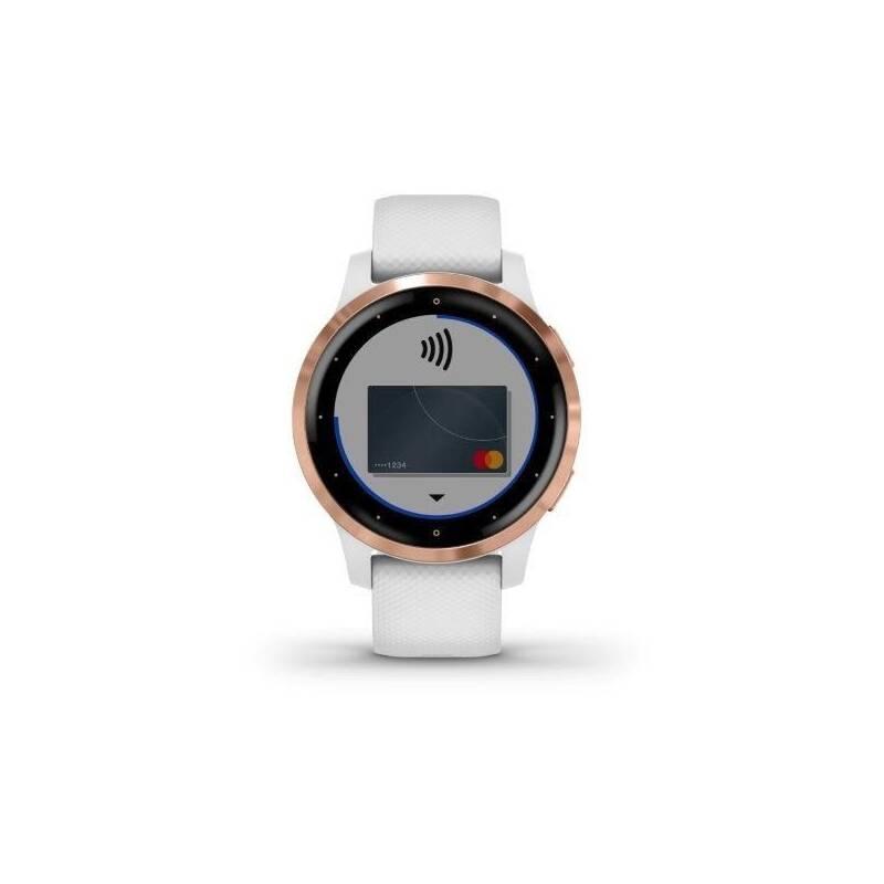 GPS hodinky Garmin vívoactive4S RoseGold White