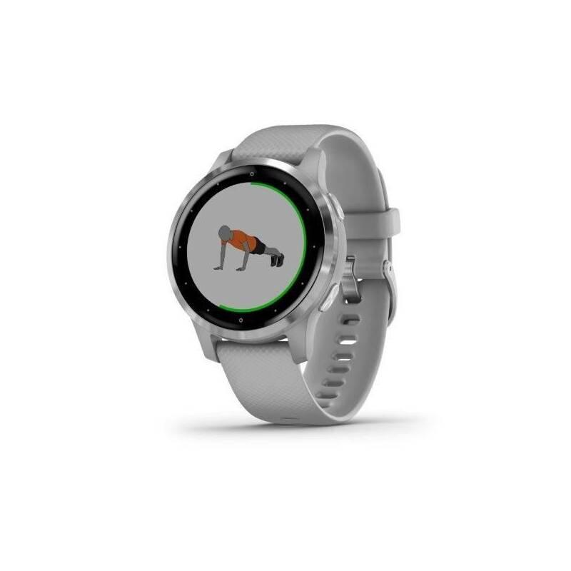 GPS hodinky Garmin vívoactive4S Silver Gray