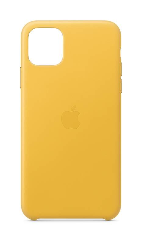 Kryt na mobil Apple Leather Case pro iPhone 11 Pro Max - hřejivě žlutý, Kryt, na, mobil, Apple, Leather, Case, pro, iPhone, 11, Pro, Max, hřejivě, žlutý