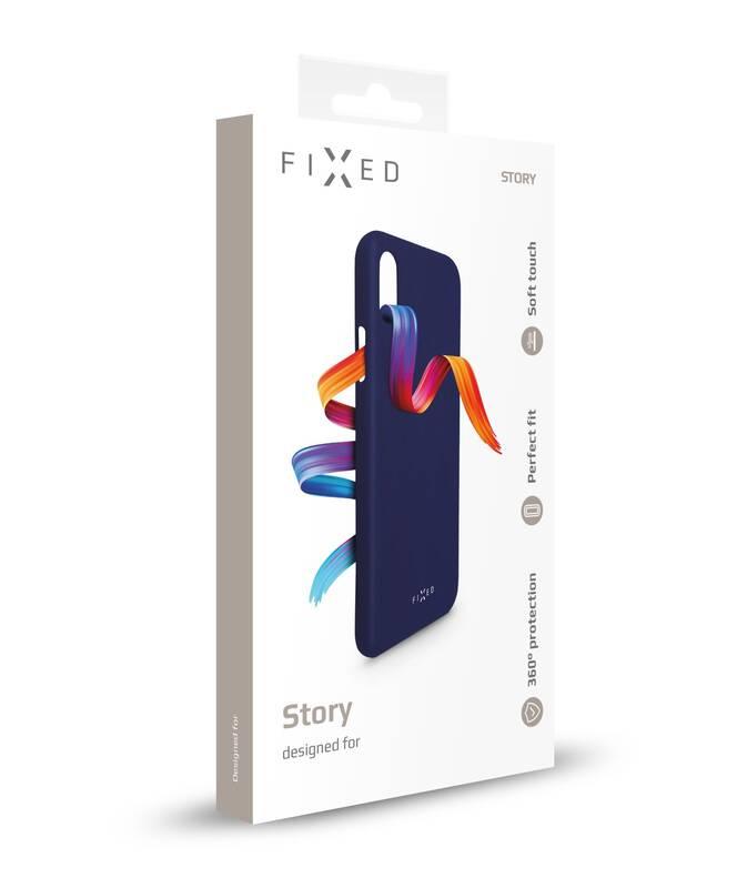 Kryt na mobil FIXED Story pro Samsung Galaxy Xcover 4 4S modrý