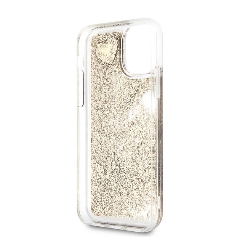 Kryt na mobil Guess Glitter Hearts pro Apple iPhone 11 Pro zlatý, Kryt, na, mobil, Guess, Glitter, Hearts, pro, Apple, iPhone, 11, Pro, zlatý