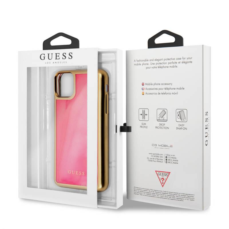 Kryt na mobil Guess Glow In The Dark pro Apple iPhone 11 Pro růžový, Kryt, na, mobil, Guess, Glow, The, Dark, pro, Apple, iPhone, 11, Pro, růžový