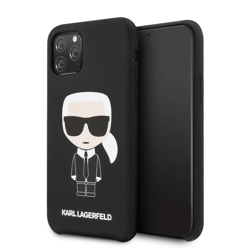 Kryt na mobil Karl Lagerfeld Iconic pro Apple iPhone 11 černý, Kryt, na, mobil, Karl, Lagerfeld, Iconic, pro, Apple, iPhone, 11, černý