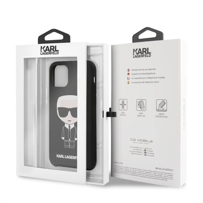 Kryt na mobil Karl Lagerfeld Iconic pro Apple iPhone 11 Pro černý