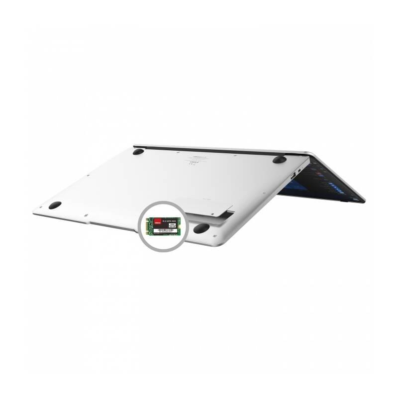 Notebook Umax VisionBook 14Wg Pro stříbrný béžový