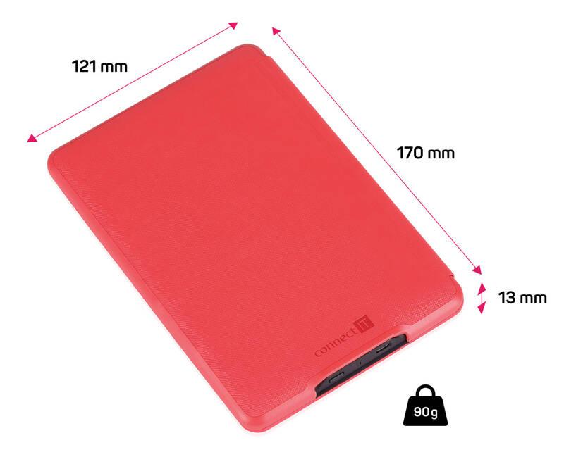 Pouzdro pro čtečku e-knih Connect IT pro Amazon Kindle Paperwhite 4 červené