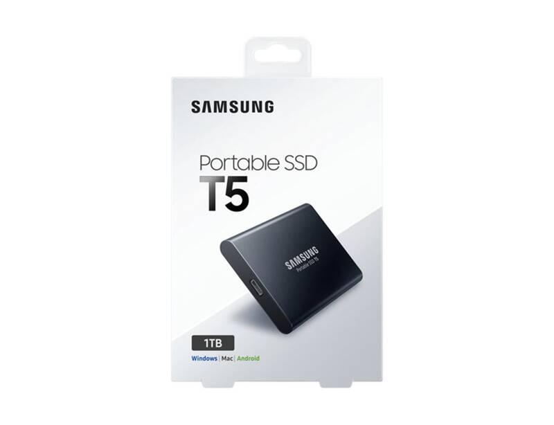 SSD externí Samsung T5, 1TB černý