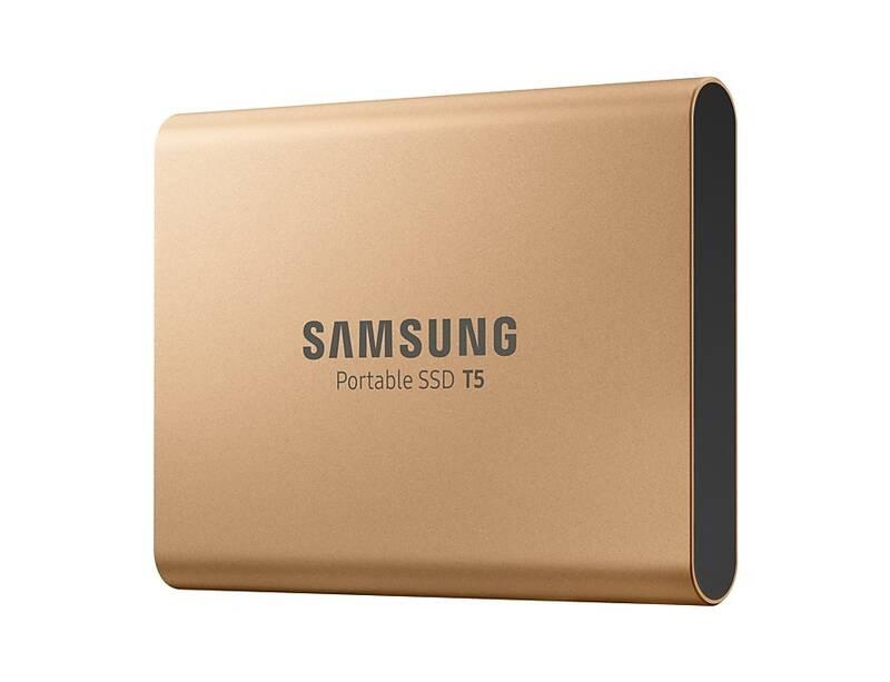 SSD externí Samsung T5, 1TB zlatý, SSD, externí, Samsung, T5, 1TB, zlatý