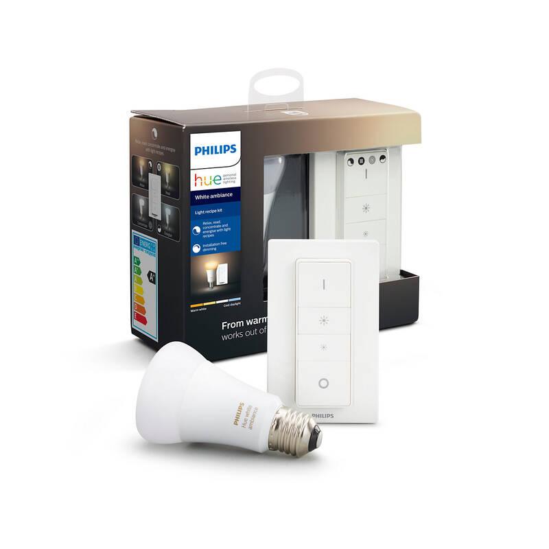 Startovací sada Philips Hue Bluetooth 9W, E27, White Ambiance Dimming Kit