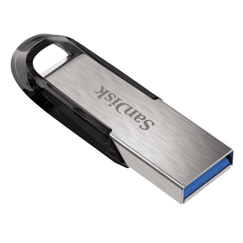 USB Flash Sandisk Ultra Flair 256GB černý stříbrný, USB, Flash, Sandisk, Ultra, Flair, 256GB, černý, stříbrný