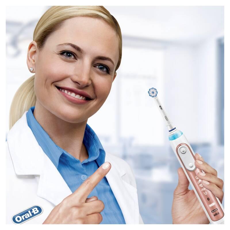 Zubní kartáček Oral-B Genius X 20100S Rose Gold Sensitive, Zubní, kartáček, Oral-B, Genius, X, 20100S, Rose, Gold, Sensitive