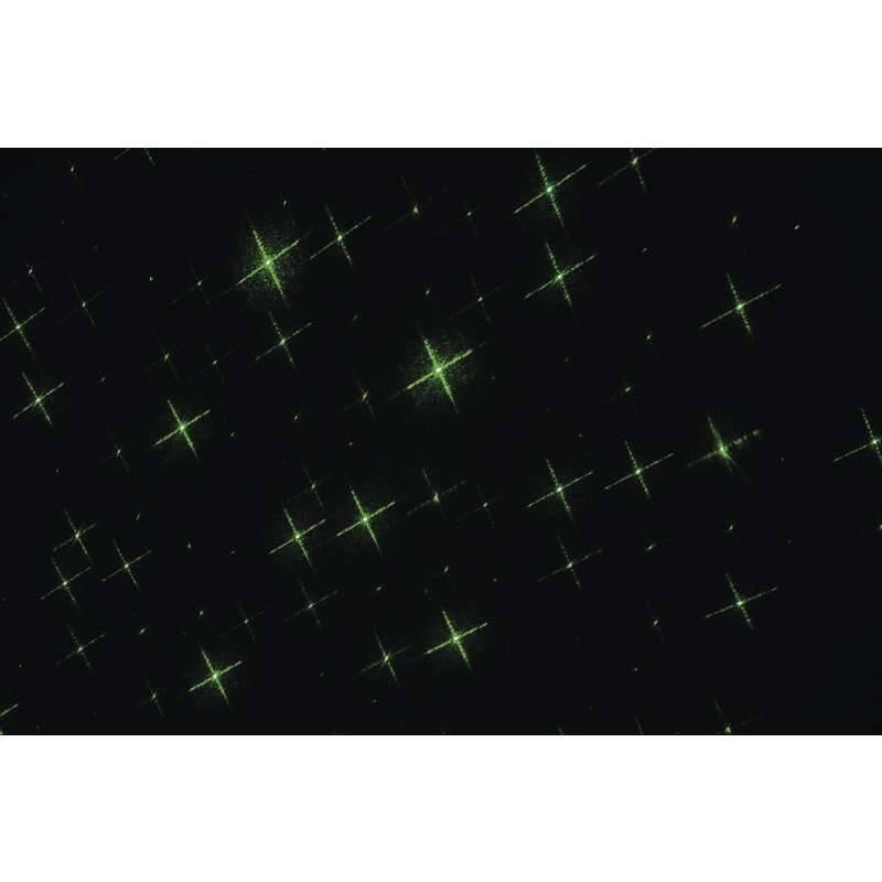 Dekorativní LED projektor EMOS zelené hvězdičky, venkovní
