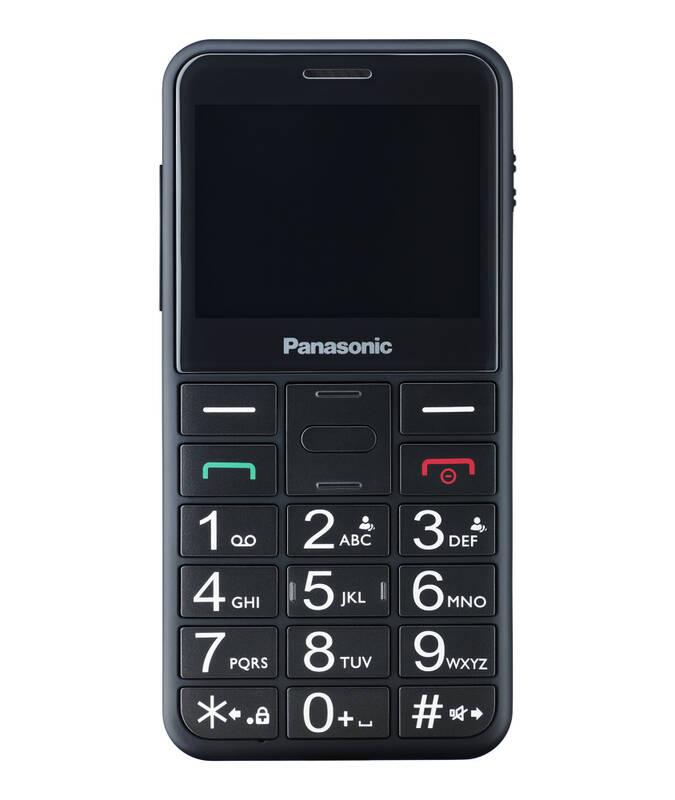 Mobilní telefon Panasonic KX-TU150EXB Dual SIM černý, Mobilní, telefon, Panasonic, KX-TU150EXB, Dual, SIM, černý