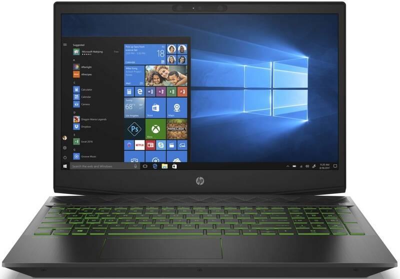 Notebook HP Gaming 15-cx0032nc černý