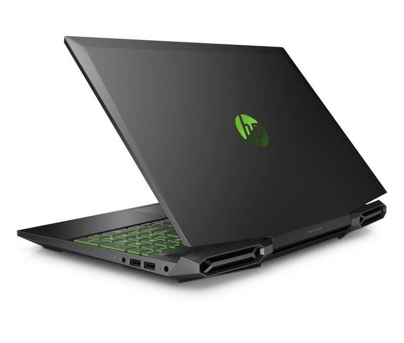 Notebook HP Pavilion Gaming 15-dk0015nc černý zelený