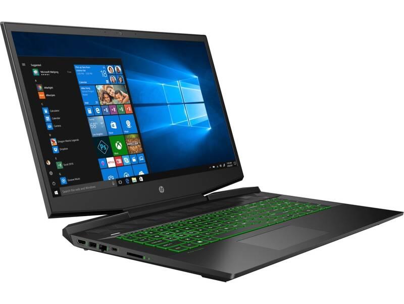 Notebook HP Pavilion Gaming 17-cd0017nc černý zelený
