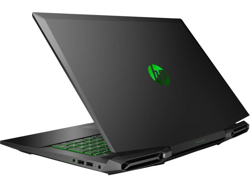 Notebook HP Pavilion Gaming 17-cd0017nc černý zelený, Notebook, HP, Pavilion, Gaming, 17-cd0017nc, černý, zelený