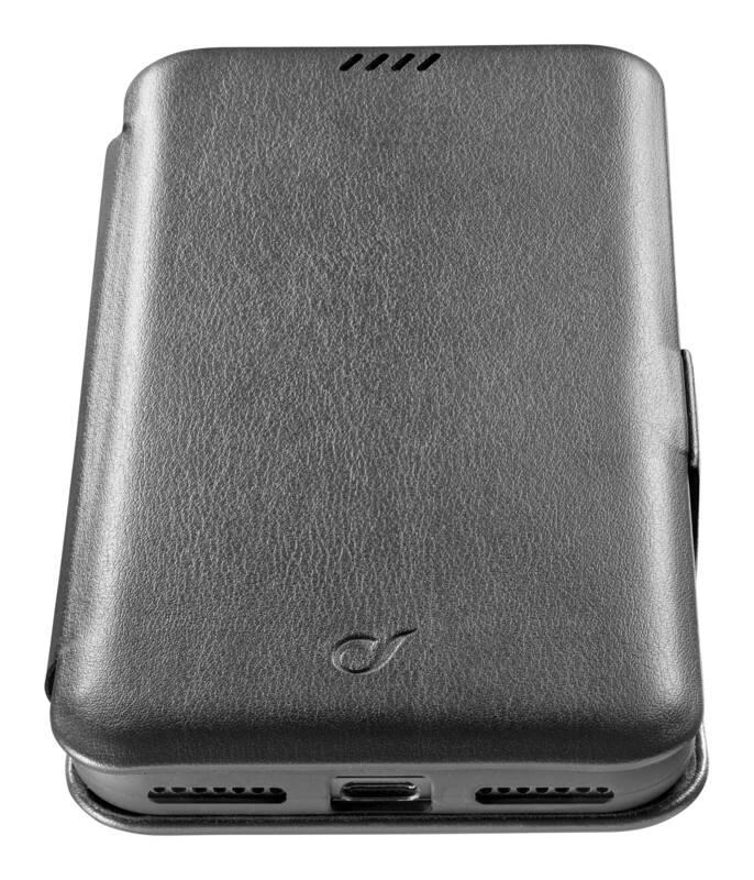 Pouzdro na mobil flipové CellularLine Clutch pro Apple iPhone 11 černé