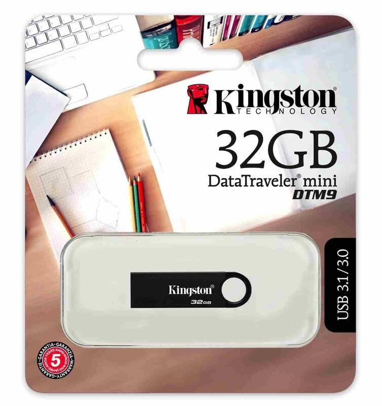 USB Flash Kingston DataTraveler Mini9 32GB černý