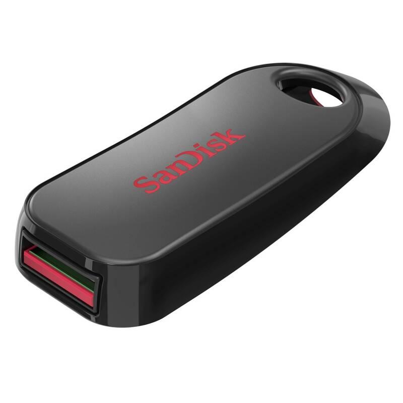 USB Flash Sandisk Cruzer Snap 16GB černý, USB, Flash, Sandisk, Cruzer, Snap, 16GB, černý
