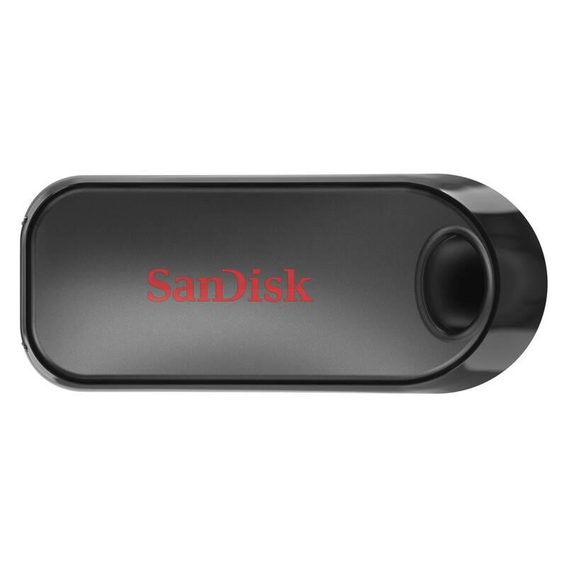 USB Flash Sandisk Cruzer Snap 32GB černý, USB, Flash, Sandisk, Cruzer, Snap, 32GB, černý