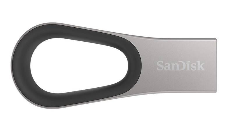 USB Flash Sandisk Ultra Loop 128GB stříbrný, USB, Flash, Sandisk, Ultra, Loop, 128GB, stříbrný