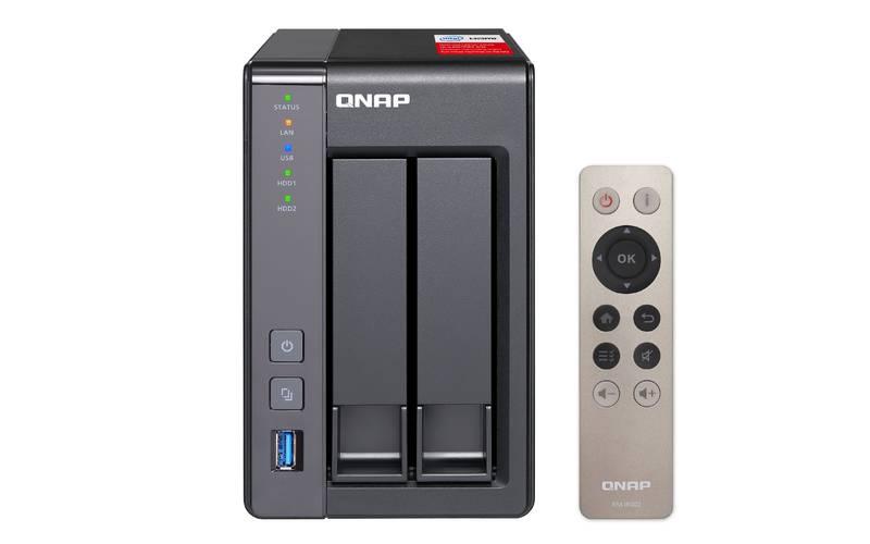 Datové uložiště QNAP TS-251 -2G šedá, Datové, uložiště, QNAP, TS-251, -2G, šedá