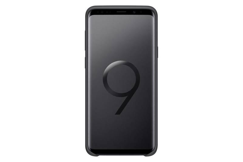 Kryt na mobil Samsung Silicon Cover pro Galaxy S9 černý